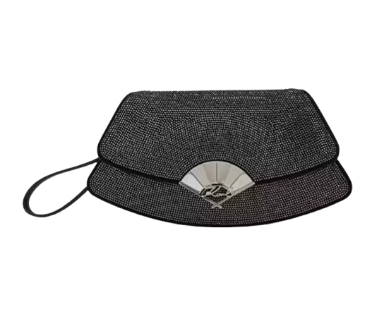 K/Archive Fan Rhinestone Clutch Bag 1
