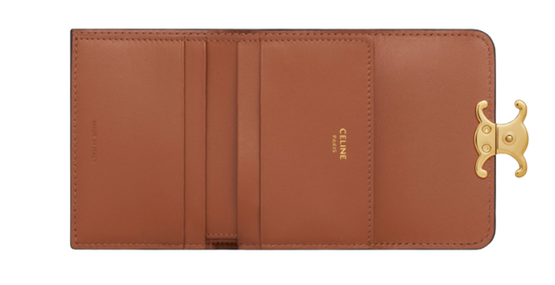 กระเป๋าสตางค์ผู้หญิง รุ่น Compact Wallet In Triomphe Canvas 3