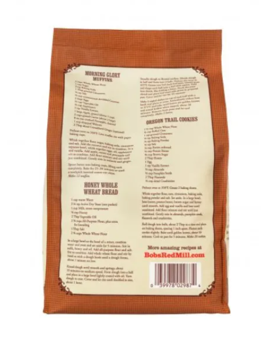 Organic Whole Wheat Flour 2.27 kg. 3