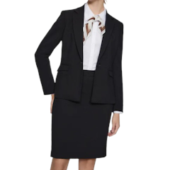 Slim Fit Suit Black