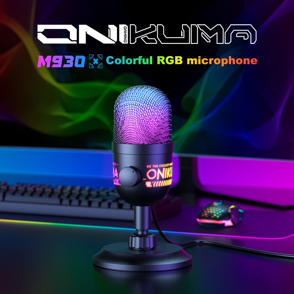 ไมโครโฟนตั้งโต๊ะแบบมีสาย Colorful RGB Microphone 2