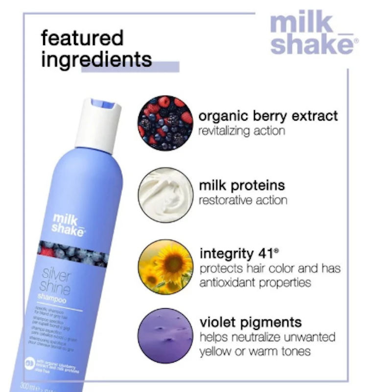 Silver Shine Shampoo แชมพูสูตรพิเศษสำหรับผมสีบลอนด์หรือผมสีเทา 3