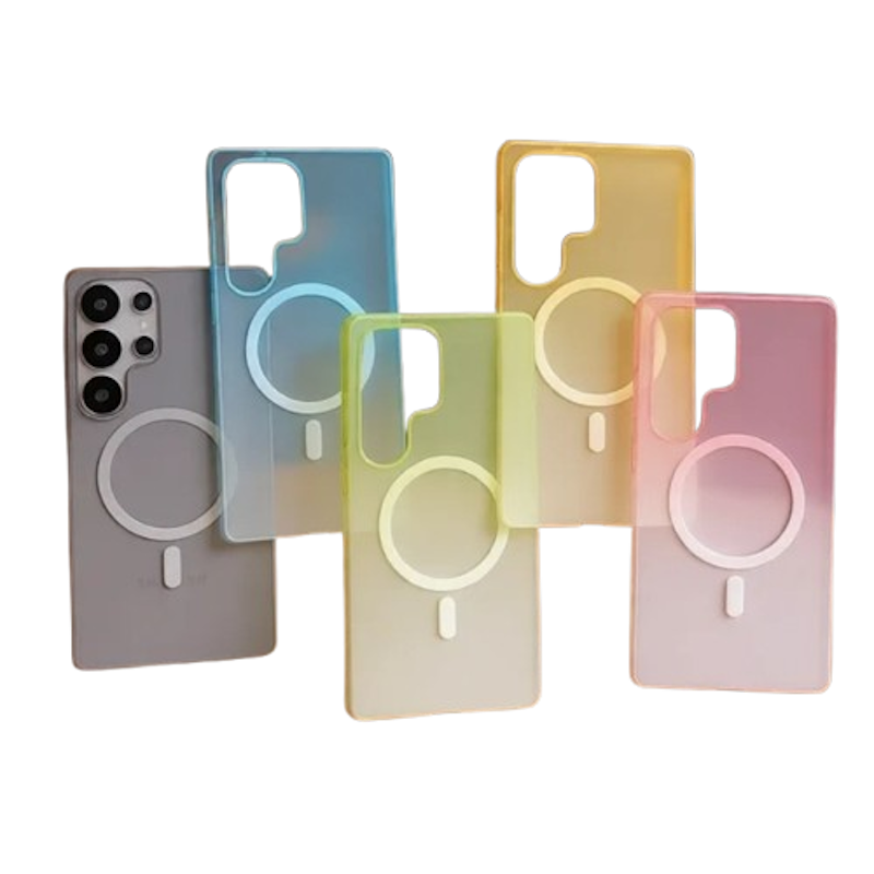 Matte Clear Gradient เคสโทรศัพท์แม่เหล็ก 1