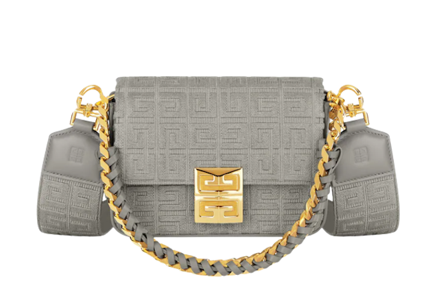 กระเป๋า Givenchy รุ่น Small 4G Bag In 4G Embroidered Canvas With Chain 2
