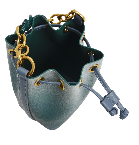 กระเป๋าสะพายข้าง รุ่น Marlowe Chain-Handle Drawstring Bucket Bag  2