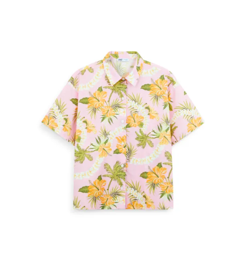 เสื้อเชิ้ตซัมเมอร์ลายดอก Songkran Traveler 3