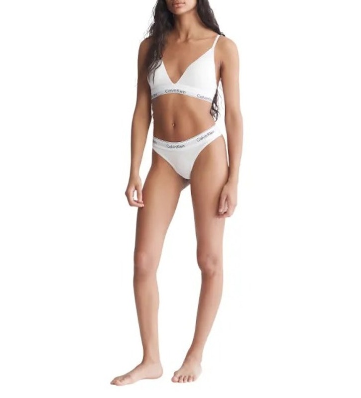 เสื้อชั้นในผู้หญิง Modern Cotton Triangle Bralette 3