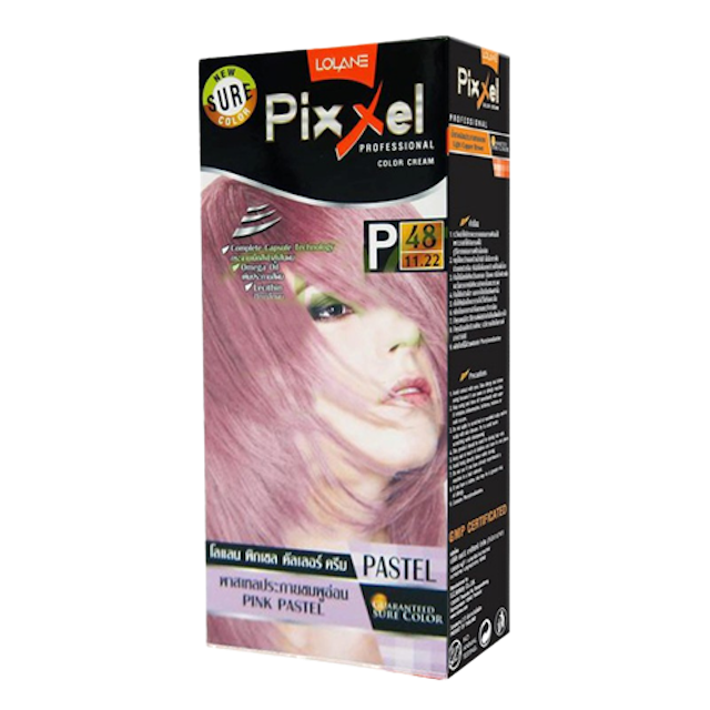 ยาย้อมผมสีชมพู LOLANE Pixxel Color Cream  P48 1