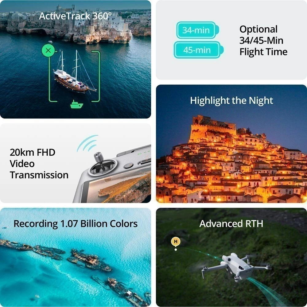 โดรน Mini 4 Pro Drone Combo Plus With RC 2 2