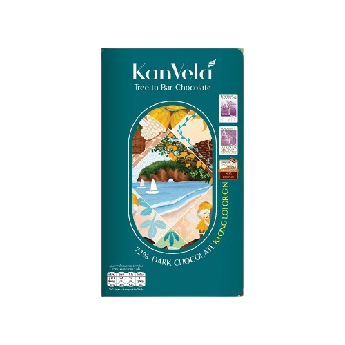 ดาร์กช็อกโกแลต Chocolate Bar Klong Loi Origin 1