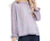 Lady Plus เสื้อลายดอก เสื้อชีฟองสม๊อคคอปลายแขนลายดอกไม้ 1