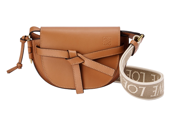 กระเป๋า Loewe  รุ่น Mini Gate Dual bag In Soft Calfskin And Jacquard 7