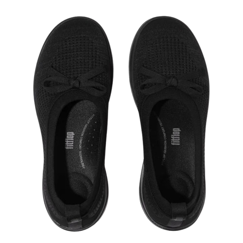 รองเท้าทรงบัลเล่ต์ผู้หญิง Super - Q Bow Knit Ballet Flats 2