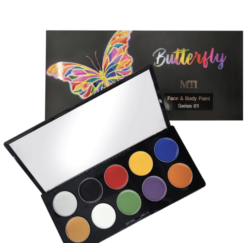 Butterfly Face And Body Paint 1