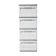 Lotus Drawer Slim Gray-White 4 Tiers 1