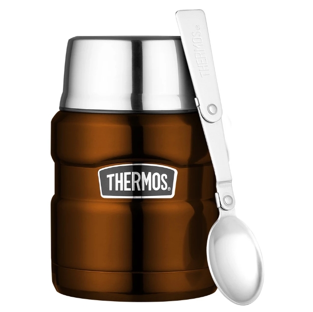 ปิ่นโต Stainless King Food Jar With Folding Spoon 1