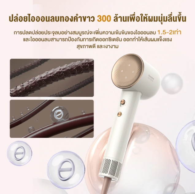 Hair Glory Pro ไดร์เป่าผมความเร็วสูง 2