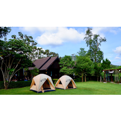ที่พักเขาใหญ่ กางเต้นท์ บ้านไม้เคียงภู