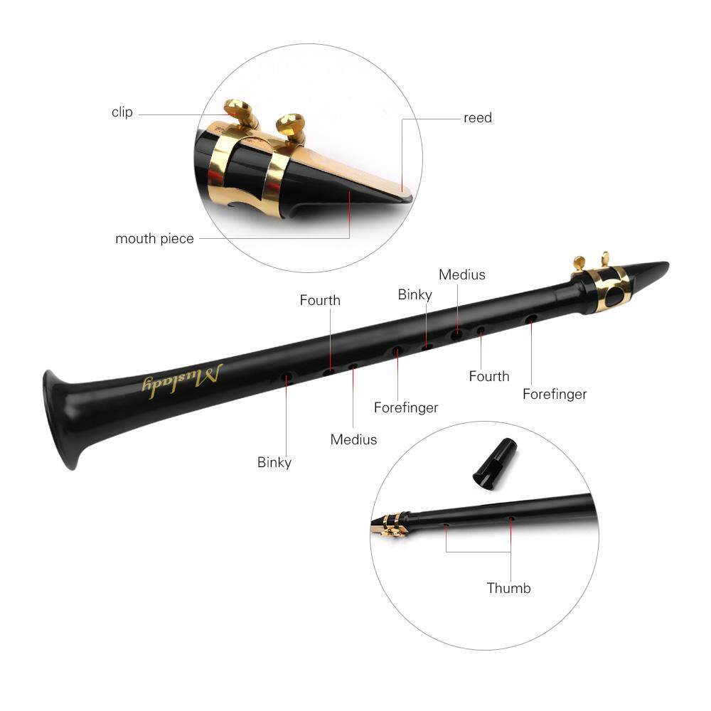 White Pocket Mini Sax Portable 3