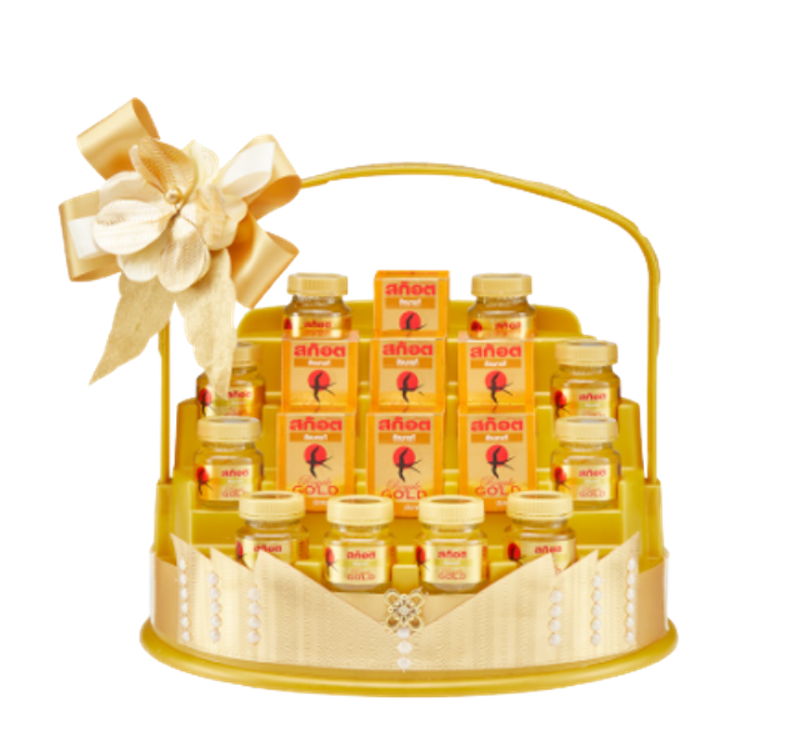 กระเช้าปีใหม่ รังนก Royal Gold Set A 1