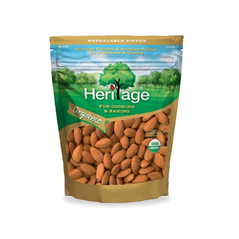 เมล็ดอัลมอนด์ Organic Raw Natural Whole Almonds 1