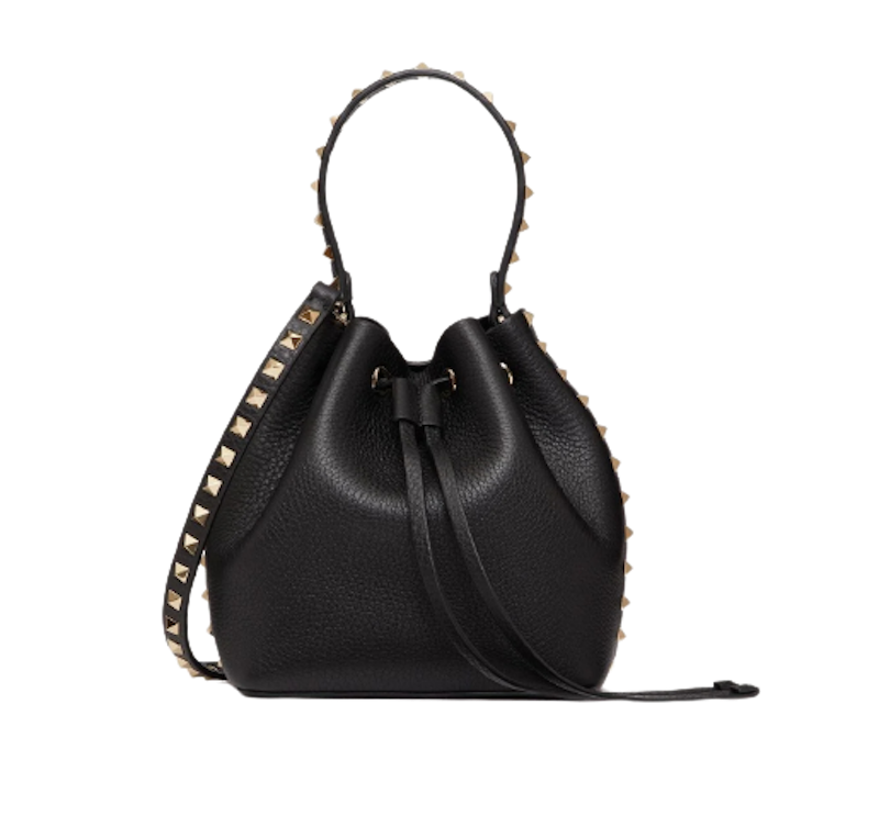 กระเป๋า Valentino รุ่น Rockstud Grainy Calfskin Bucket Bag 2