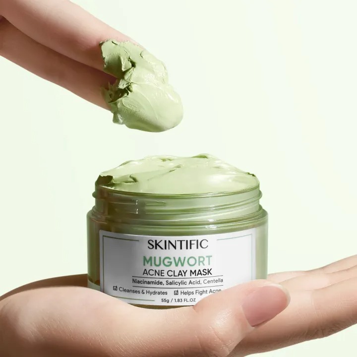 Mugwort Acne Clay Mask 3