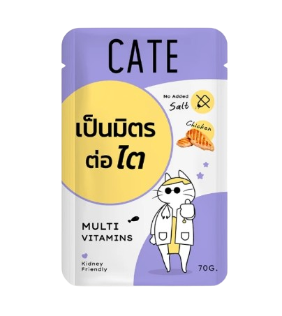 อาหารเปียกแมว สูตรเป็นมิตรต่อไต 1