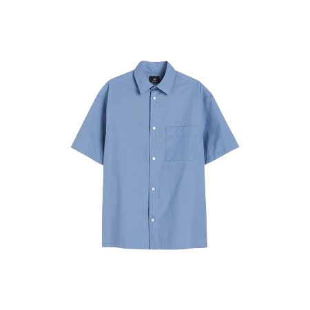 เสื้อเชิ้ตแขนสั้นทรงหลวม ผู้ชาย 2