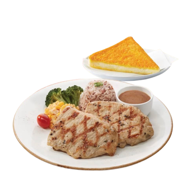 Sizzler เมนู ดับเบิ้ลพอร์คลอยน์ 1