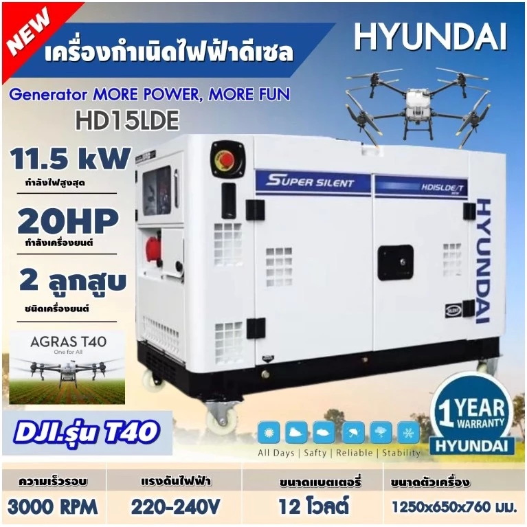 เครื่องปั่นไฟ ดีเซล 3
