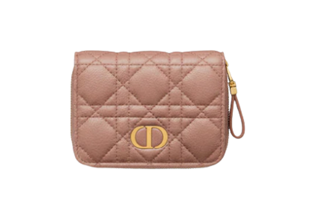 กระเป๋าสตางค์ผู้หญิง รุ่น Dior Caro Compact Zipped Wallet  2