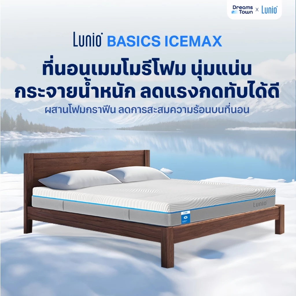 ที่นอนเมมโมรี่โฟม Basics รุ่น IceMax  2