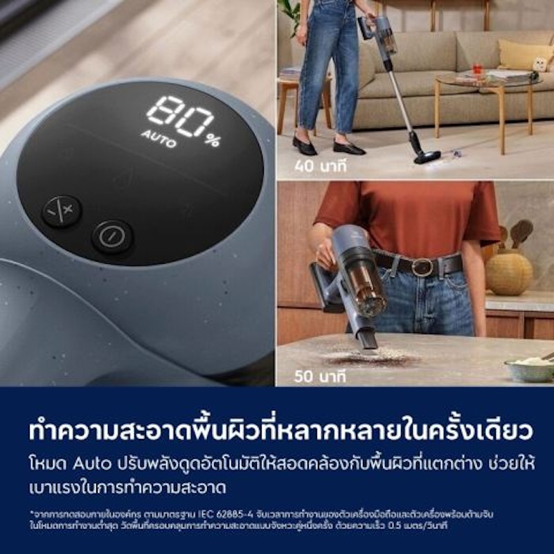 เครื่องดูดฝุ่นไร้สาย Hygienic 700 2