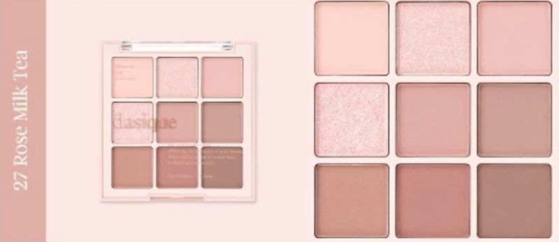Shadow Palette 27 Rose Milk Tea 2