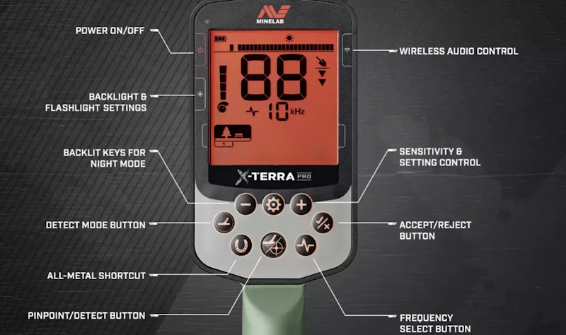 เครื่องตรวจจับโลหะ X - Tera Pro 2