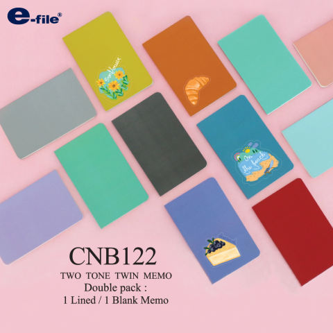 สมุดโน้ต รุ่น Two Tone Twin Memo A5 2