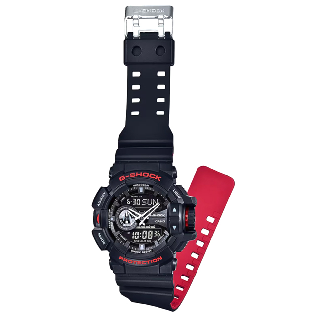 นาฬิกาข้อมือผู้ชาย Black & Red Series 2