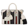 GUCCI กระเป๋า Gucci Bauletto Small Canvas Top Handle Bag 1