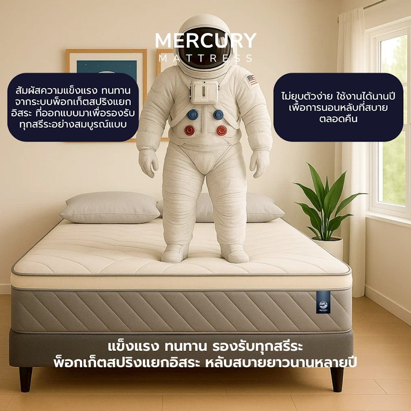 ที่นอนพ็อกเก็ตสปริง รุ่น RESTIVA 2