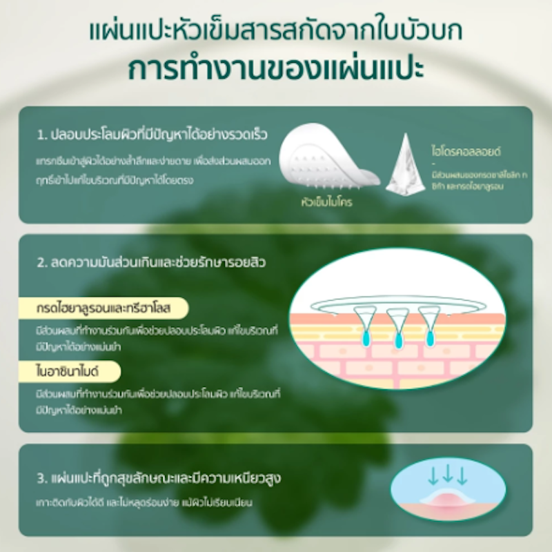 แผ่นแปะสิว Micro Pin Spot Patch 3