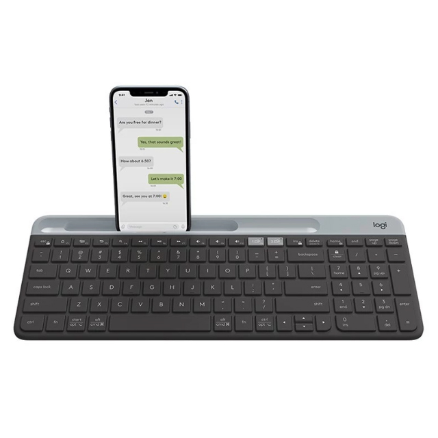 คีย์บอร์ดไร้สาย Slim Multi-Device Wireless Keyboard 2