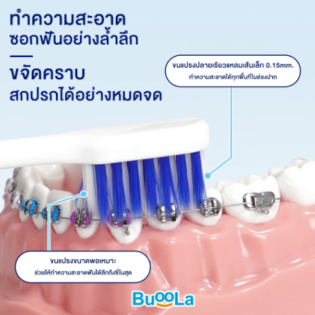 แปรงสีฟัน สำหรับคนจัดฟัน 3