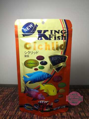 อาหารปลาหมอมาลาวี สูตรเร่งสี Cichlid 2