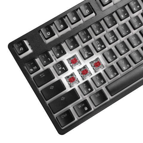 คีย์บอร์ดเกมมิ่ง E-Sport Wireless Mechanical Gaming Keyboard  3