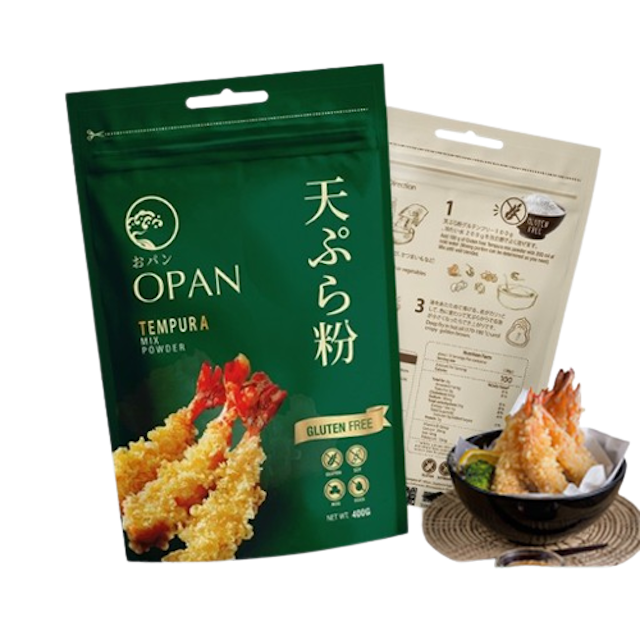 แป้งทอดกรอบ OPAN Tempura Mix Powder สูตร Gluten Free 1