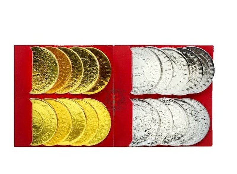 ของไหว้ตรุษจีน เหรียญเงินเหรียญทอง 1