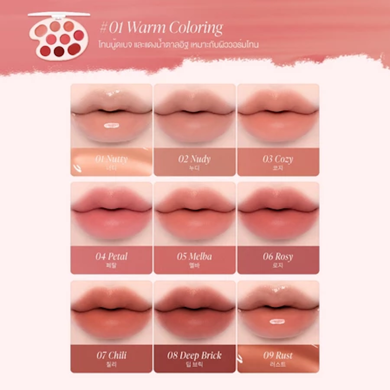 Mood Painting Lip & Cheek Palette 2