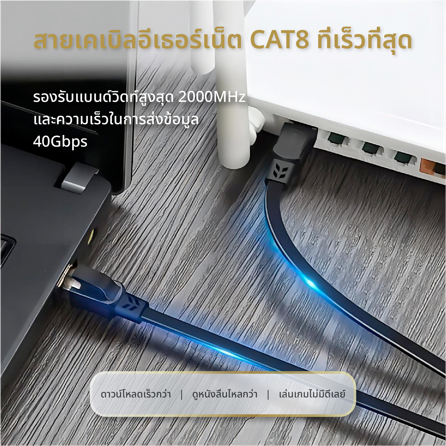 สาย LAN CAT 8 2