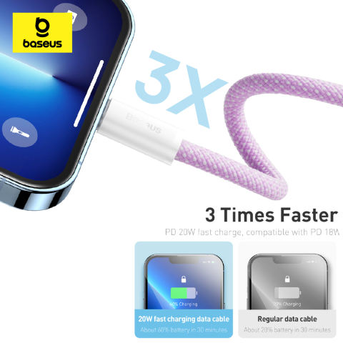 สายชาร์จ รุ่น Cafule Lightning Cable 3